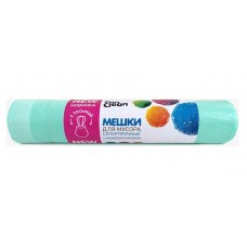 Мешки для мусора Fun Clean Особо прочные с тесьмой для затягивания мятные 35л*15шт (Акцент)(вл.25шт